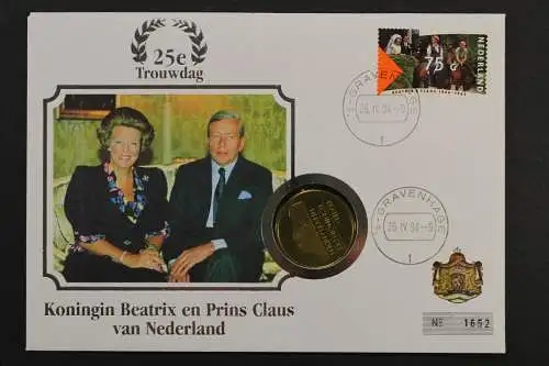 Niederlande, Beatrix / Prinz Claus, 1994, Numisbrief - 207469