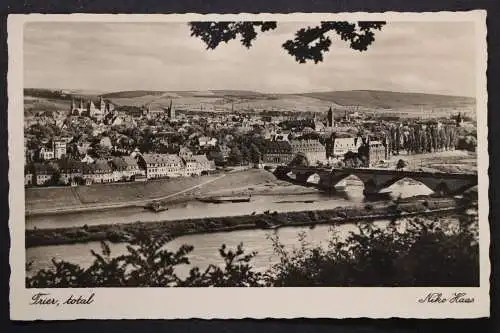 Trier, an der Mosel, Brücke, Totalansicht - 423046