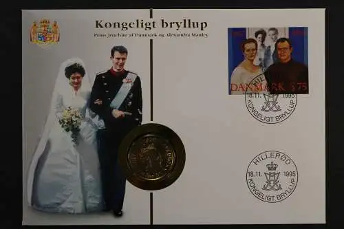 Dänemark, Köngliche Hochzeit, 1995, Numisbrief - 207493