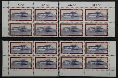 Deutschland (BRD), MiNr. 1005 Viererblock alle 4 Ecken FN 2, postfrisch - 207526