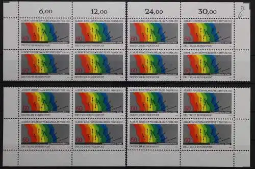 Deutschland (BRD), MiNr. 1019 Viererblock alle 4 Ecken, postfrisch - 207537