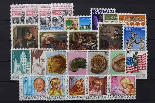 Luxemburg, MiNr. 1091-1116 Jahrgang 1984, postfrisch - 208715