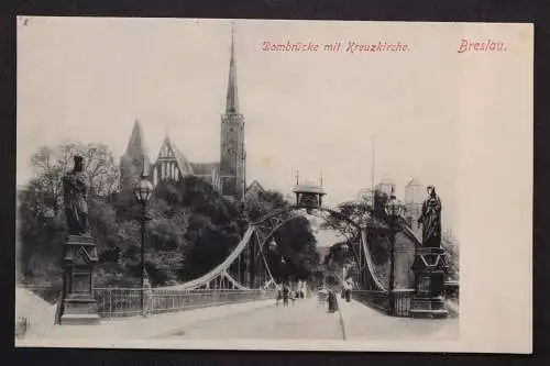 Breslau, Dombrücke mit Kreuzkirche - 423190