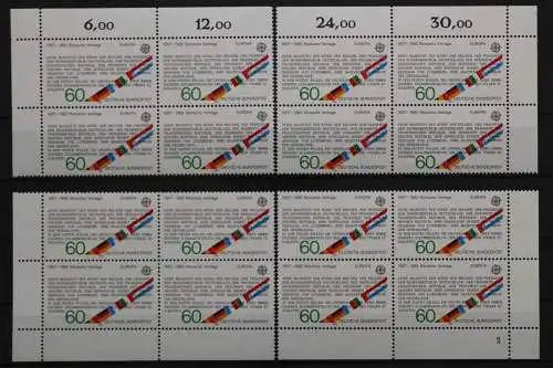 Deutschland (BRD), MiNr. 1131 Viererblock alle 4 Ecken FN 2, postfrisch - 207504