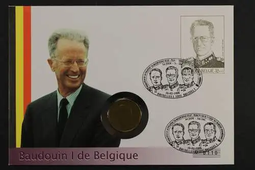 Belgien, Albert II., 1998, Numisbrief - 207396