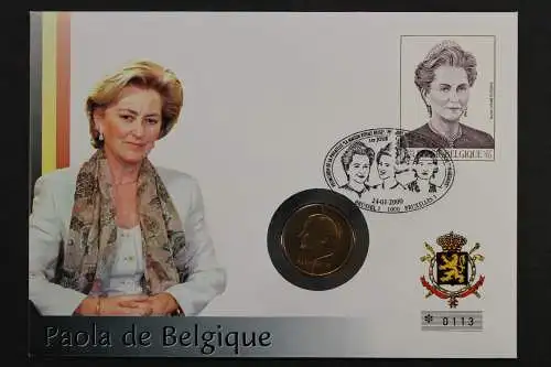 Belgien, Paola, 2000, Numisbrief - 207425