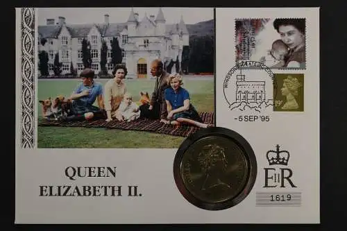 Großbritannien, Queen Elizabeth II., 1995, Numisbrief - 207489