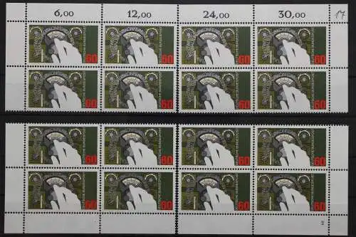 Deutschland (BRD), MiNr. 1015 Viererblock alle 4 Ecken FN 2, postfrisch - 207541