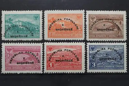 Albanien, MiNr. 402-407, Falz - 209026