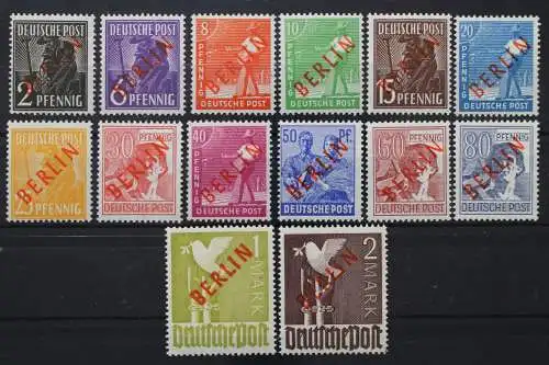 Berlin, MiNr. 21-34, postfrisch, BPP Signatur - 208292