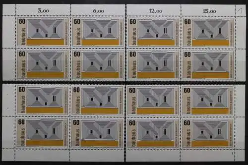 Deutschland, MiNr. 1165, Viererblock alle 4 Ecken, FN 1, postfrisch - 207497