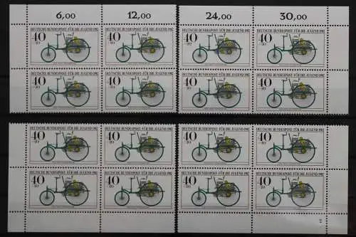 Deutschland (BRD), MiNr. 1123 Viererblock alle 4 Ecken FN 2, postfrisch - 207510