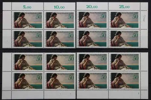 Deutschland (BRD), MiNr. 1033 Viererblock alle 4 Ecken FN 1, postfrisch - 207549