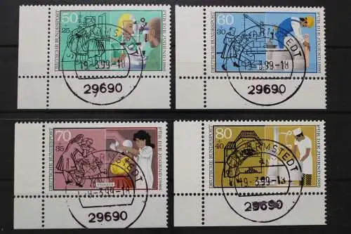 Deutschland (BRD), MiNr. 1274-1277 Ecken links unten, gestempelt - 209281