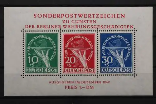 Berlin, MiNr. Block 1, postfrisch, BPP Signatur - 210022