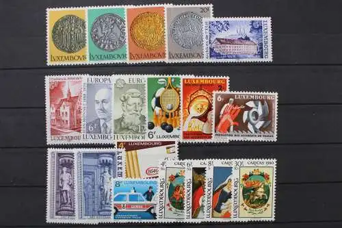 Luxemburg, MiNr. 1003-1021 Jahrgang 1980, postfrisch - 208708