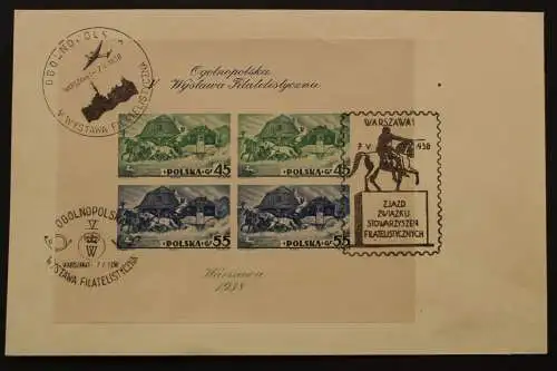 Polen, MiNr. Block 5 B, FDC - 209008