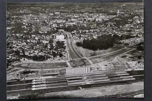 Braunschweig, Blick auf Hauptbahnhof und Stadt von Südosten - 423253