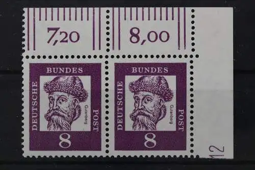 Deutschland (BRD), MiNr. 349 x DZ 12, postfrisch - 210258