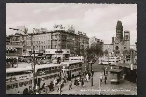 Berlin, Kurfürstendamm mit Gedächtniskirche, Doppelstockbusse - 423525