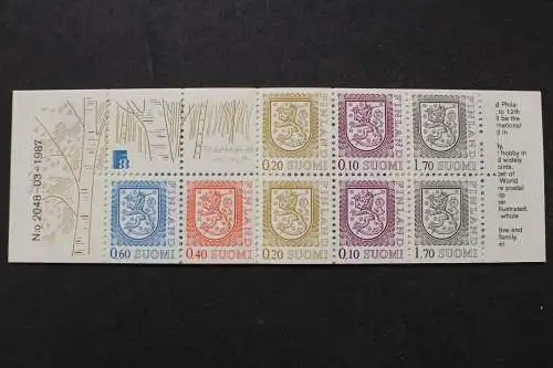 Finnland, MiNr. MH 12 II, postfrisch - 209562