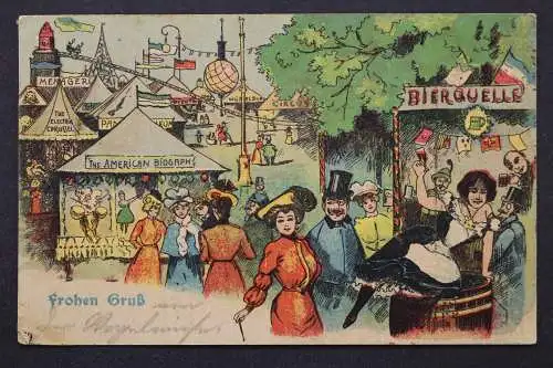 Dresden, Volksfest 1907 - 423586