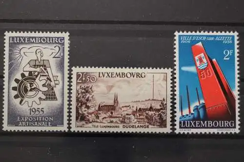 Luxemburg, MiNr. 535, 536 + 551, postfrisch - 209049