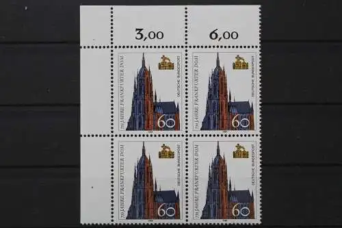 Deutschland (BRD), MiNr. 1434 Viererblock Ecke links oben, postfrisch - 210221