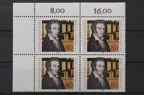 Deutschland (BRD), MiNr. 1377 Viererblock Ecke links oben, postfrisch - 210245