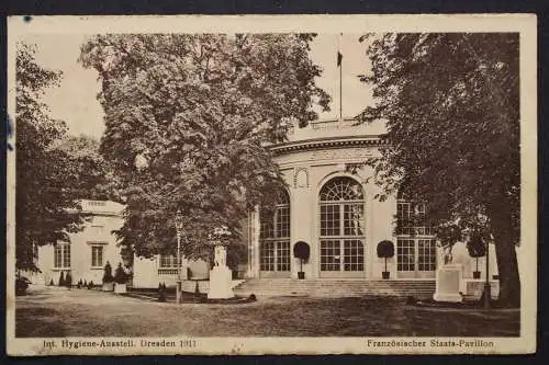 Dresden, Int. Hygiene-Ausstellung 1911, Französischer Staats-Pavillon - 423695