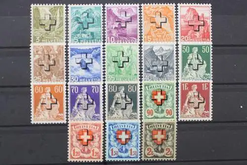 Schweiz Bundesbehörden, MiNr. 28-45, postfrisch - 211226