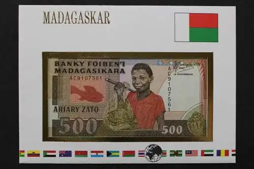 Madagasar, Banknotenbrief - 662526