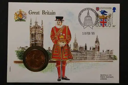 Großbritannien, Numisbrief vom 18.2.1985 - 662720