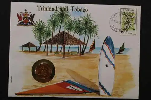 Trinidad und Tobago, Numisbrief vom 13.1.1986 - 662683