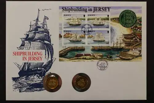 Jersey, Segelschiffe 14.4.1992, Numisbrief - 662774M