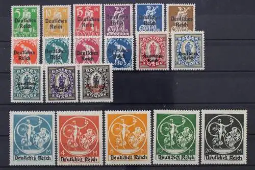 Deutsches Reich, MiNr. 119-138 I, postfrisch - 210797