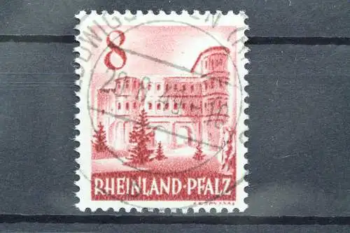 FZ Rheinland Pfalz, MiNr. 36, gestempelt, BPP Signatur - 211338