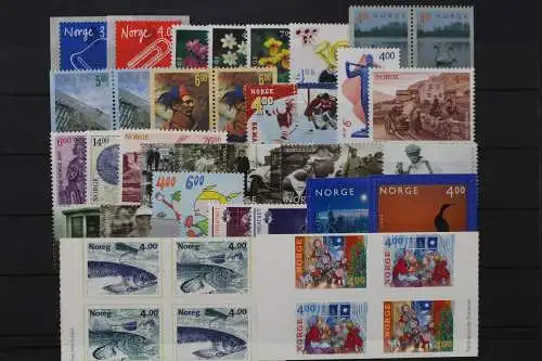 Norwegen, MiNr. 1299-1339, Jahrgang 1999, postfrisch - 211346