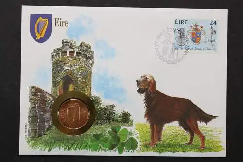 Irland, Hund, Numisbrief vom 1.10.1987 - 662726