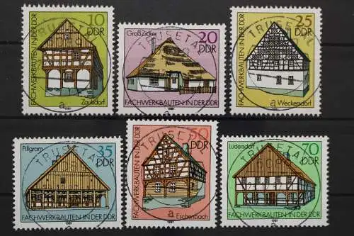 DDR, MiNr. 2623.2628, zentrisch Trusetal, gestempelt - 211733