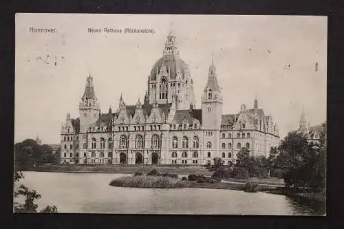 Hannover, Neues Rathaus Rückansicht - 423885