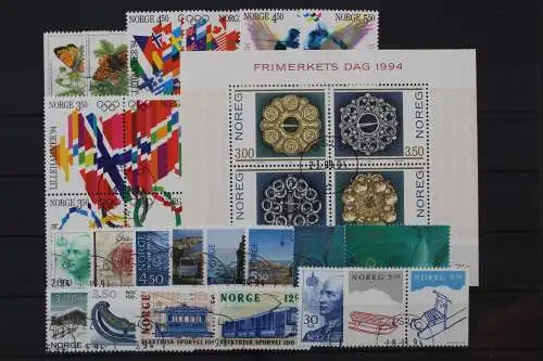 Norwegen, MiNr. 1143-1171, Jahrgang 1994, gestempelt - 211355