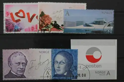 Norwegen, MiNr. 1635,1636,1646,1647,1648,1664, gestempelt - 211514