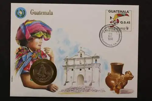 Guatemala, Numisbrief vom 28.11.1990 - 662708