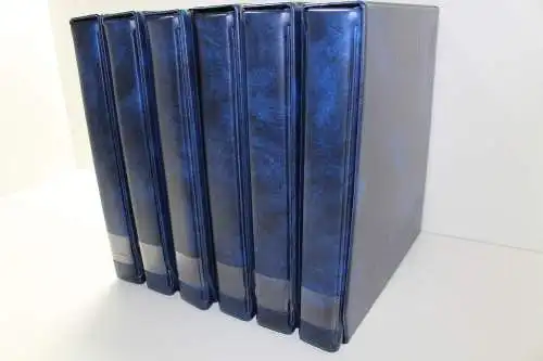 6 blaue Ringbinder mit 24 Ringen, incl. Kassetten - 901971