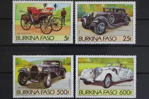 Burkina Faso, MiNr. 1019, 1020, 1023, 1025, postfrisch - 614486