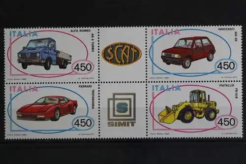 Italien, Auto, MiNr. 1980-1983 ZD, postfrisch - 616005