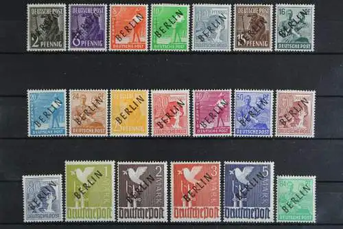 Berlin, MiNr. 1-20, Falz - 622977