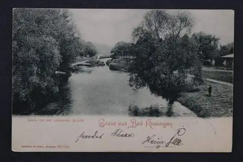 Bad Kissingen, Saale, Blick von der steinernen Brücke - 424000