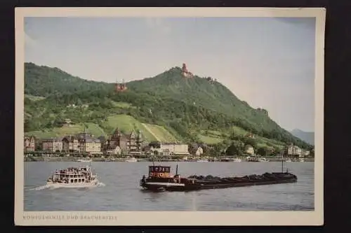 Königswinter, Ortsansicht, Drachenfels, Schiffe - 424087